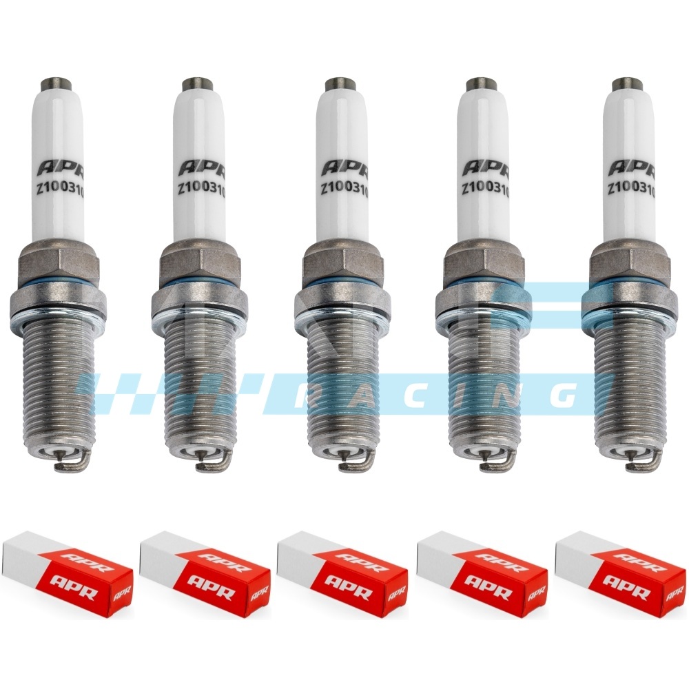 APR Conjunto 5 Velas Ignição Iridium Pro para Audi TTRS 8S / AUDI RS3 8.5V / AUDI RS3 8Y / AUDI RSQ3 - Grau Termico 9