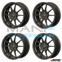 AUTEC Wizard Set 4 Jantes 17x7,5 5x100 ET38 Gunmetal Matt - SEAT IBIZA 6L / LEON 1M / VW GOLF 4 / AUDI A3 8L