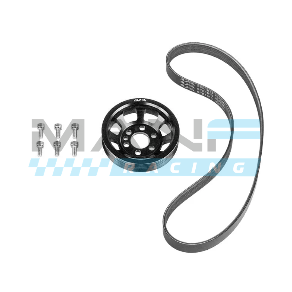 ALPHA COMPETITION Kit Polia Cambota Aluminio For S3 8P / Golf 5 GTI / Golf 6 R / Leon 1P Cupra 2.0 TFSI EA113