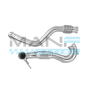 ALPHA COMPETITION Downpipe Com Catalisador Desportivo Mercedes A45 AMG / CLA 45 AMG