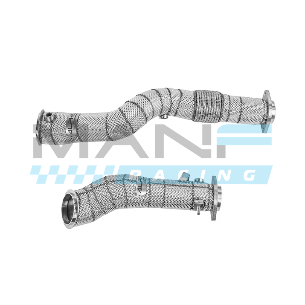 ALPHA COMPETITION Downpipes Com Proteção Térmica BMW M3 G80 / M4 G8x / M2 Competition