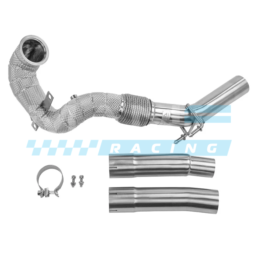ALPHA COMPETITION Downpipe Com Proteção Térmica 1.8/2.0 TSI EA888.3 VW GOLF 7 GTI / GOLF 7.5 GTI / AUDI A3 8V / SEAT LEON 5F  / SKODA OCTAVIA 5E VRS