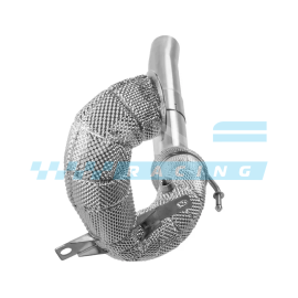 ALPHA COMPETITION Downpipe Com Proteção Térmica 1.8/2.0 TSI EA888.3 VW GOLF 7 GTI / GOLF 7.5 GTI / AUDI A3 8V / SEAT LEON 5F  / SKODA OCTAVIA 5E VRS