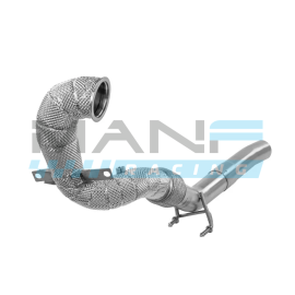 ALPHA COMPETITION Downpipe Com Proteção Térmica 1.8/2.0 TSI EA888.3 VW GOLF 7 GTI / GOLF 7.5 GTI / AUDI A3 8V / SEAT LEON 5F  / SKODA OCTAVIA 5E VRS