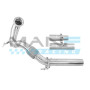 ALPHA COMPETITION Downpipe 2.0TSI EA888.4 VW Golf 8 GTI / Golf 8 GTI Clubsport / Skoda Octavia NX VRS