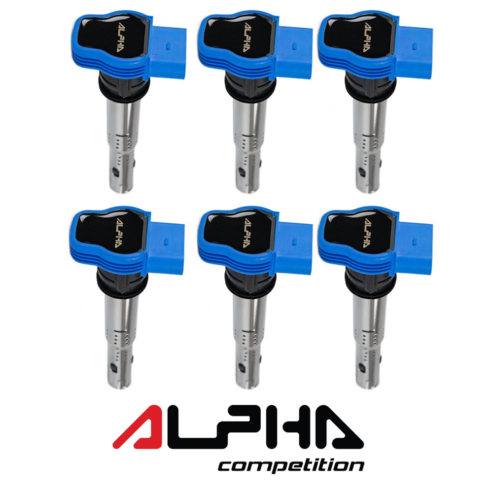 ALPHA COMPETITION Bobines Ignição Azuis R8 AUDI 2.7T S4 B5 / RS4 B5 e 3.0TFSI S4 B8 / S5 B8
