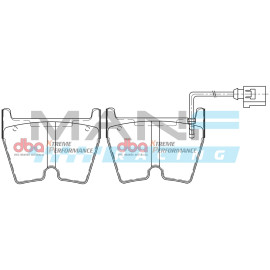 DBA Pastilhas Travão Frente Xtreme Performance ECE R90 AUDI RS3 / TTRS / RSQ3