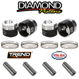 DIAMOND PISTONS Jogo Pistões Forjados 81.50mm 1.9/2.0TDI PD 8V (Fastest FWD TDI Europe 2024)