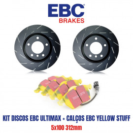 EBC BRAKES KIT TRAVAGEM FRONTAL RACE VAG 5x100 312MM