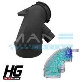 HG Motorsport Turbo Inlet com Silicone 1.8TSI VW Polo 6C GTI / SEAT Ibiza 6P Cupra / Audi A1 8X / 2.0TSI Audi S1 8X