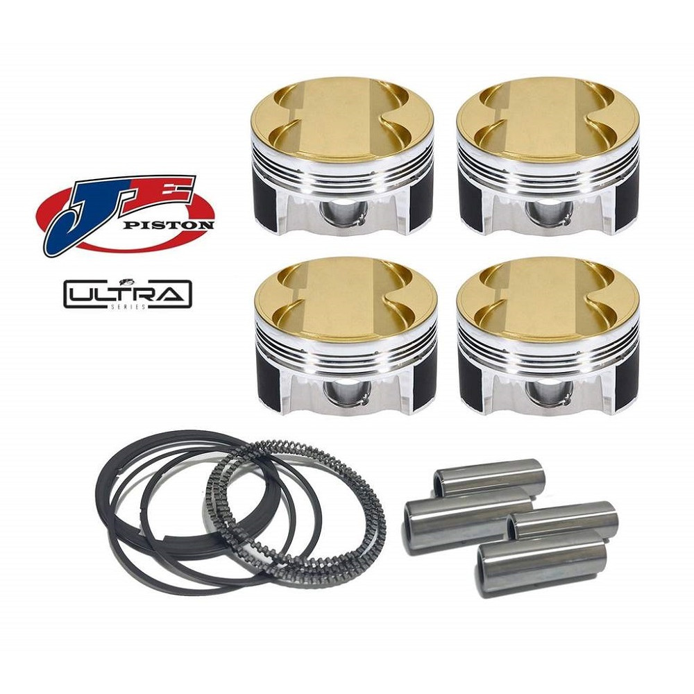 JE Pistões Forjados ULTRA SERIES VAG 1.8T 20V CR 9.5:1 Pin:20mm (Kit de 4)
