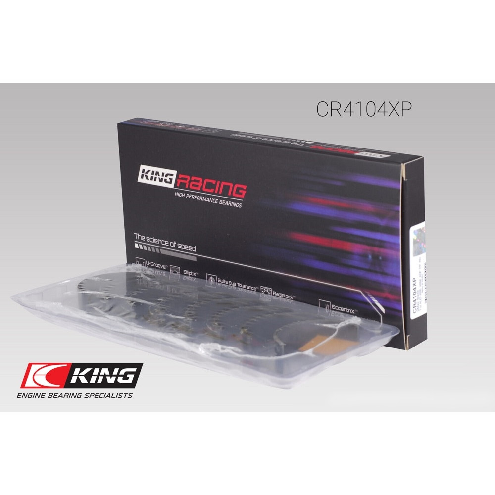 KING RACING Con Rod Bearing Set VAG 1.8/1.8T/2.0TFSI EA113 (With Notch) - XP Series