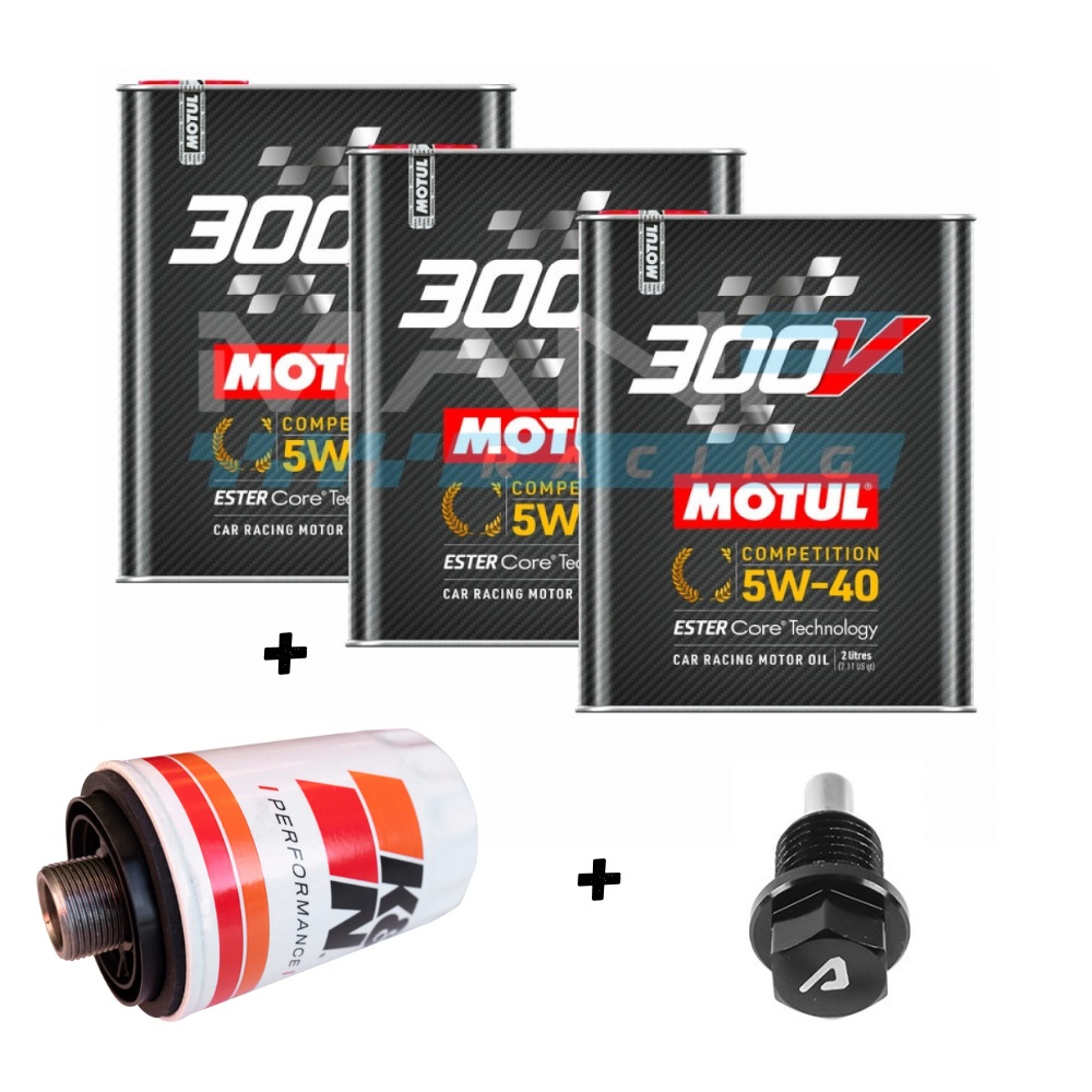 MOTUL 300V Competition 5W40 Kit Manutenção Premium VW Golf 6 GTI / Scirocco /AUDI TT 8J 2.0TSI EA888 GEN 1/2