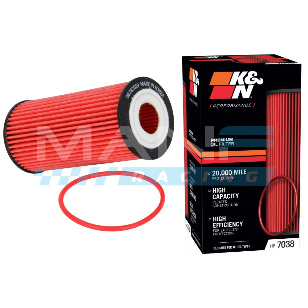 K&N Filtro Óleo Premium 1.8/2.0TSI EA888.3/EA888.4 EVO SEAT Leon 5F Cupra / AUDI S3 8V / TT 8S / S1 / VW Golf 7 GTI / Golf 8 GTI / Golf 7 R / Golf 8 R / Polo GTI