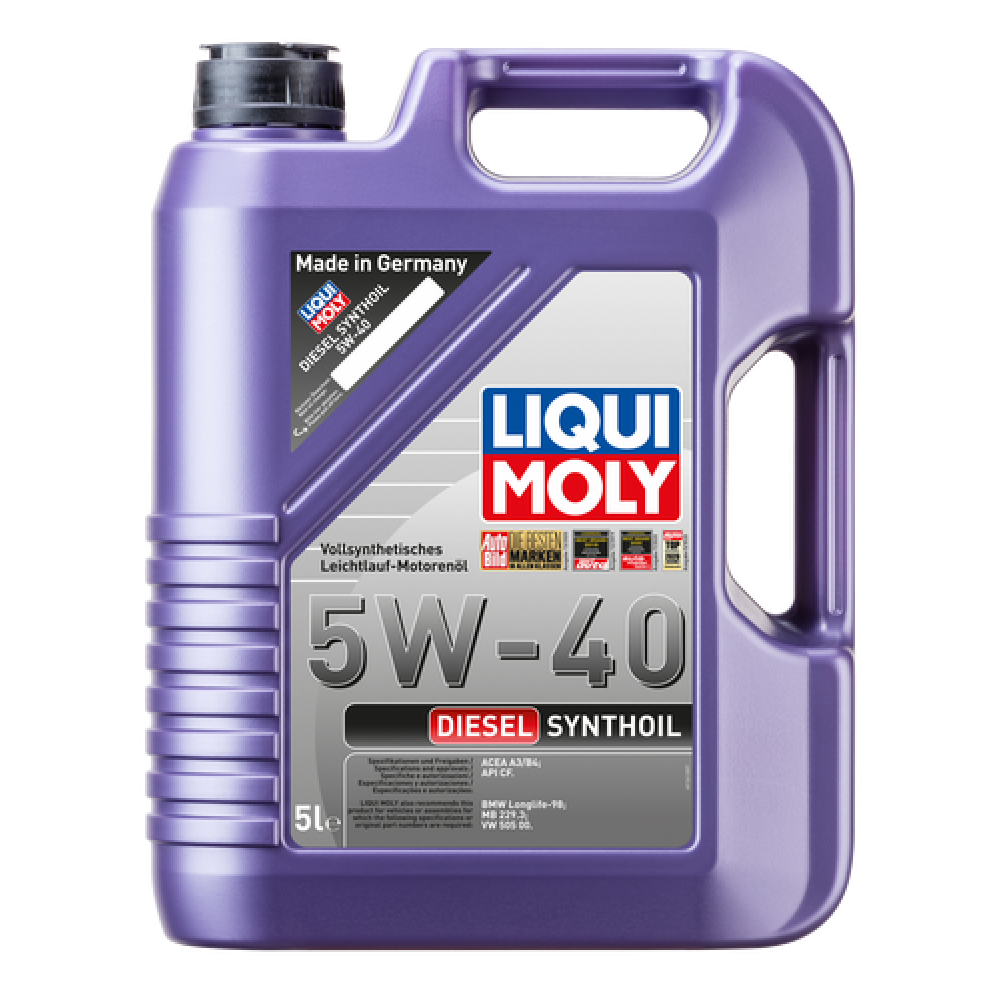LIQUI MOLY ÓLEO MOTOR DIESEL SYNTHOIL 5W-40 5L