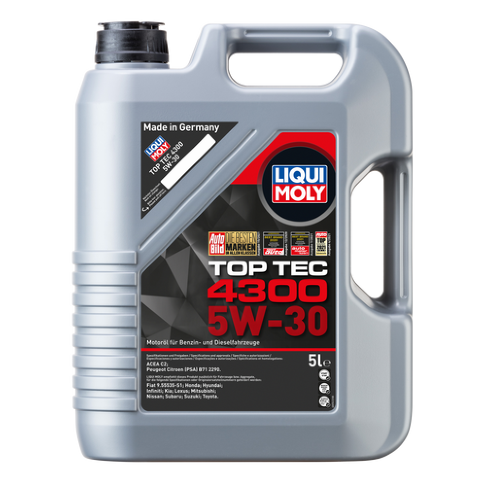 LIQUI MOLY ÓLEO MOTOR TOP TEC 4300 5W-30 5L