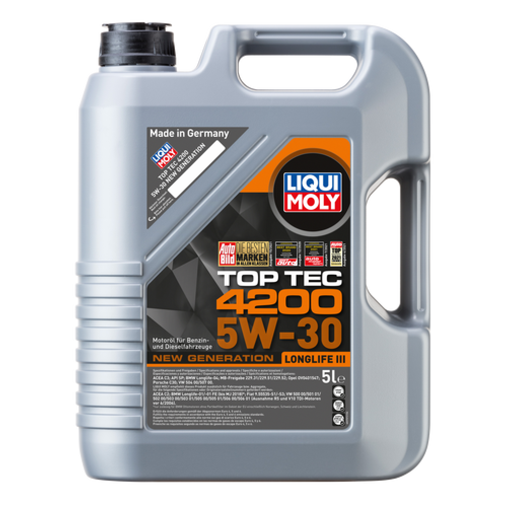 LIQUI MOLY ÓLEO MOTOR TOP TEC 4200 5W-30 5L