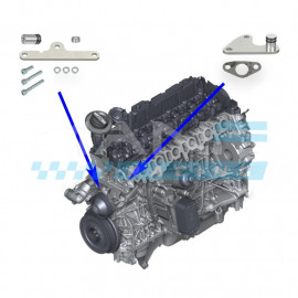 MANF RACING Kit Eliminar Valvula EGR + Radiador EGR BMW 3.0 Diesel N57 / N57S (Com Radiador Transmissão)