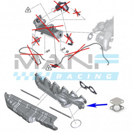 MANF RACING Kit Eliminar Valvula EGR + Radiador EGR BMW 3.0 Diesel N57N / N57Z