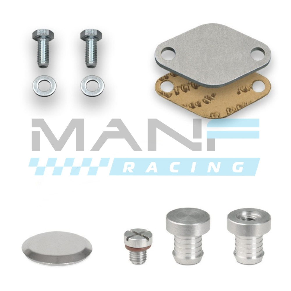 MANF RACING EGR Cooler & Thermostat Delete Kit BMW 2.0 M47N2 / BMW 3.0 M57N2