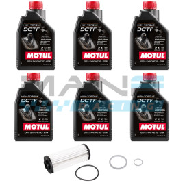 MOTUL HIGH-TORQUE DCTF DSG DQ380 / DQ381 / DQ500 7V / DQ400 6V Kit Manutenção Premium Alta Performance