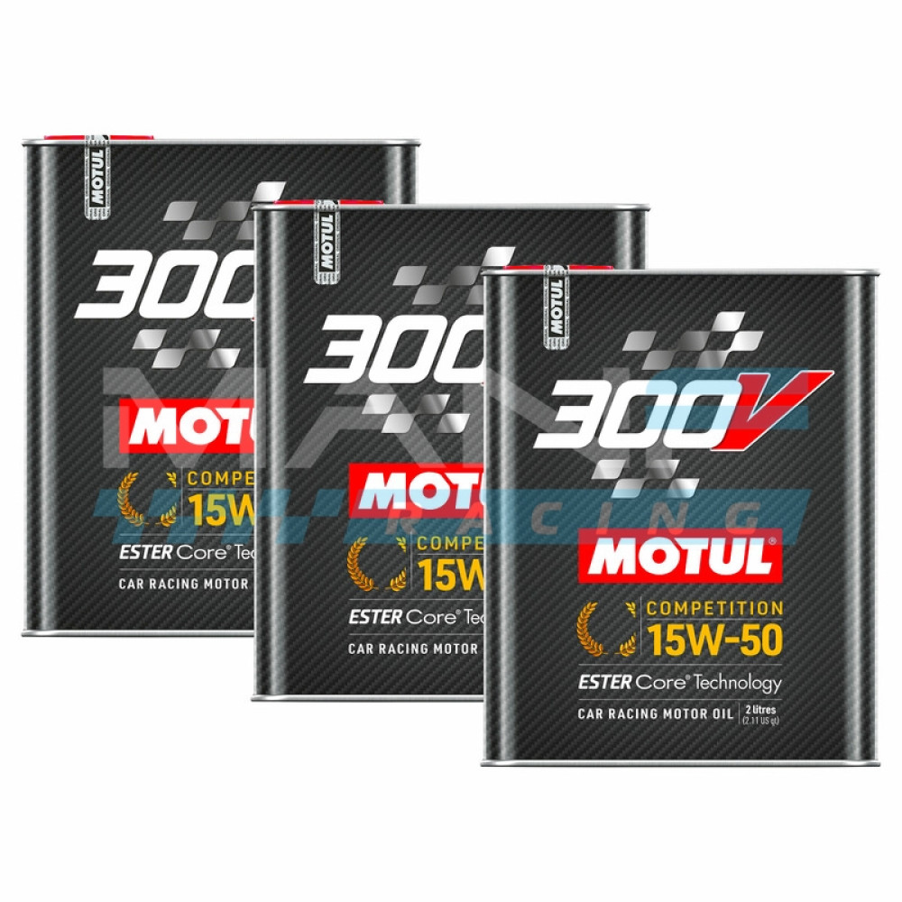 MOTUL NOVO 300V COMPETITION 15W50 PACK (3 X 2L)