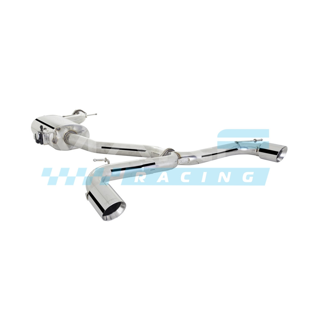 XFORCE Sistema de escape 76mm Valvetronic VAREX VW GOLF 6 GTI / VW SCIROCCO R