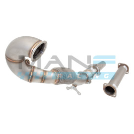 XFORCE Downpipe Com Catalisador Alto Fluxo 1.8/2.0 TSI EA888.3 VW GOLF 7 GTI / GOLF 7.5 GTI / SEAT LEON 5F